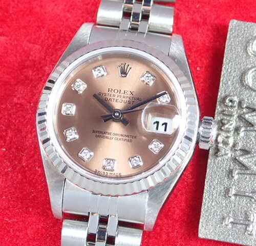 ロレックス デイトジャスト Ref.79174G ピンク文字盤 中古 datejust-20 ジュビリーブレスレット 商品画像1