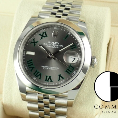 ロレックス デイトジャスト 41 Ref.126300 スレートローマン文字盤 未使用 datejust-215 ジュビリーブレスレット 商品画像1