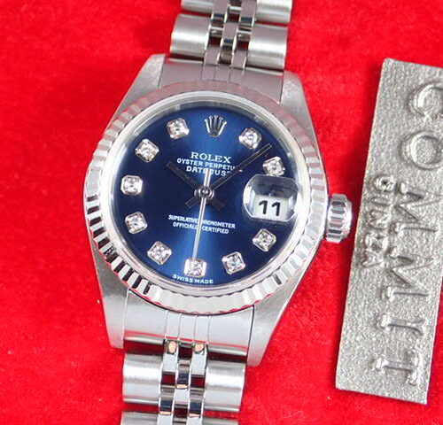 ロレックス デイトジャスト Ref.79174G ネイビー文字盤 中古 datejust-23 ジュビリーブレスレット 商品画像1
