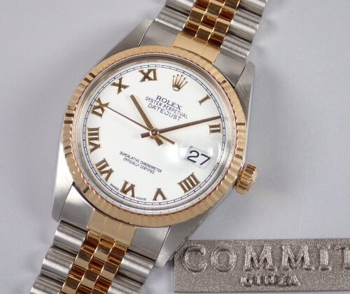 ロレックス デイトジャスト Ref.16013 ホワイト文字盤 中古 datejust-3 ジュビリーブレスレット 商品画像1