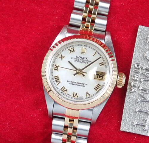 ロレックス デイトジャスト Ref.69173NR ホワイトシェルローマ文字盤 中古 datejust-44 ジュビリーブレスレット 商品画像1