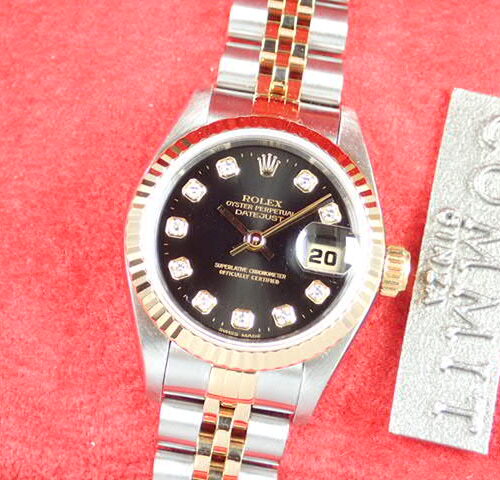 ロレックス デイトジャスト Ref.69173G ブラック文字盤 中古 datejust-45 ジュビリーブレスレット 商品画像1