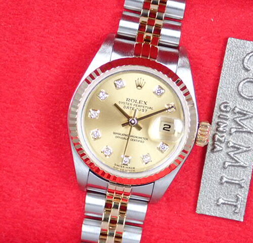 ロレックス デイトジャスト Ref.79173G シャンパン文字盤 中古 datejust-47 ジュビリーブレスレット 商品画像1