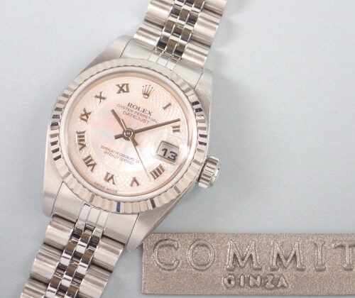 ロレックス デイトジャスト Ref.79174NRD ピンクシェルメッシュ文字盤 中古 datejust-6 ジュビリーブレスレット 商品画像1