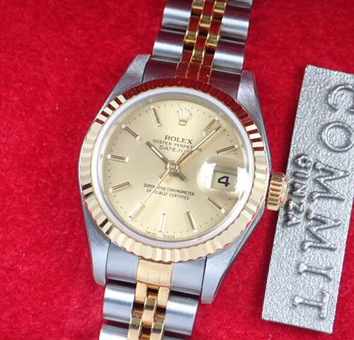 ロレックス デイトジャスト Ref.79173 シャンパン文字盤 未使用 datejust-71 ジュビリーブレスレット 商品画像1