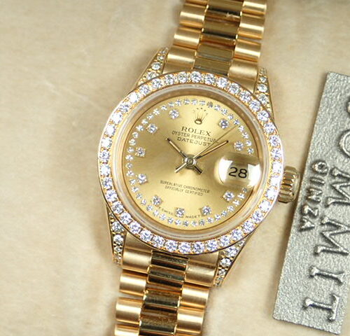 ロレックス デイトジャスト Ref.69158 ミリヤードダイヤ文字盤 中古 datejust-76 プレジデントブレスレット 商品画像1