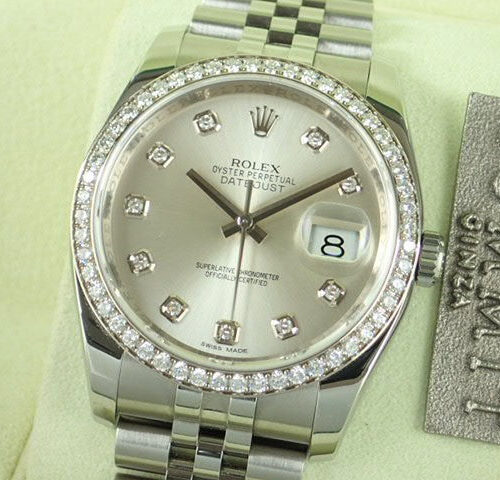 ロレックス デイトジャスト Ref.116244 シルバー文字盤 中古 datejust-77 ジュビリーブレスレット 商品画像1