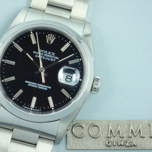 ロレックス デイトジャスト Ref.16200 ブラック バーインデックス文字盤 中古 datejust-87 商品画像1