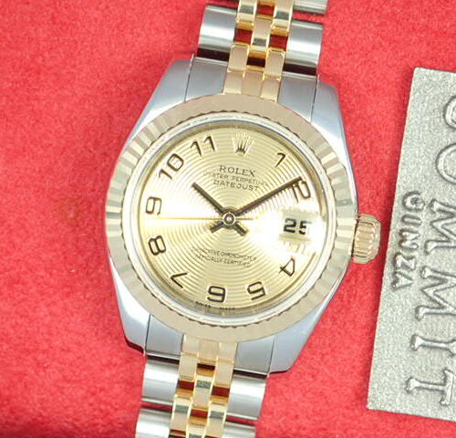 ロレックス デイトジャスト Ref.179173 イエローコンセントリック文字盤 中古 datejust-99 ジュビリーブレスレット 商品画像1