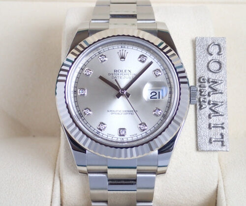ロレックス デイトジャスト Ref.116334G シルバー文字盤 中古 datejust2 商品画像1