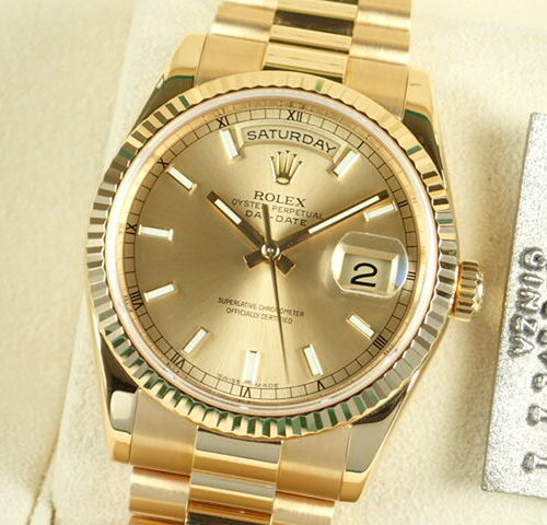 ロレックス デイデイト Ref.118238 シャンパン文字盤 中古 day-date-20 商品画像1