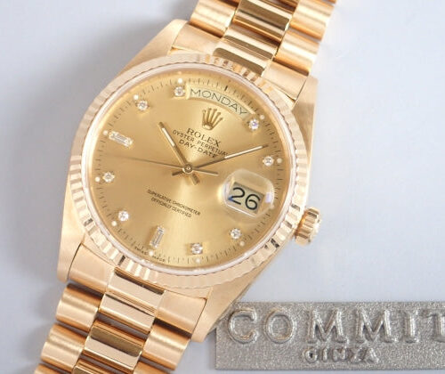 ロレックス デイデイト Ref.18038 シャンパン文字盤 中古 day-date-3 商品画像1