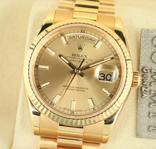 ロレックス デイデイト Ref.118238 シャンパン文字盤 中古 day-date-48 商品画像1