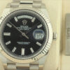 ロレックス デイデイト Ref.228239A ブラック/バケットダイヤ文字盤 中古 day-date-50 商品画像1