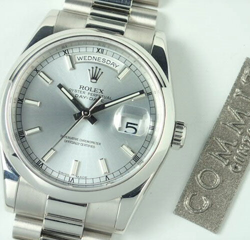 ロレックス デイデイト Ref.118206 アイスブルー文字盤 中古 day-date-53 商品画像1