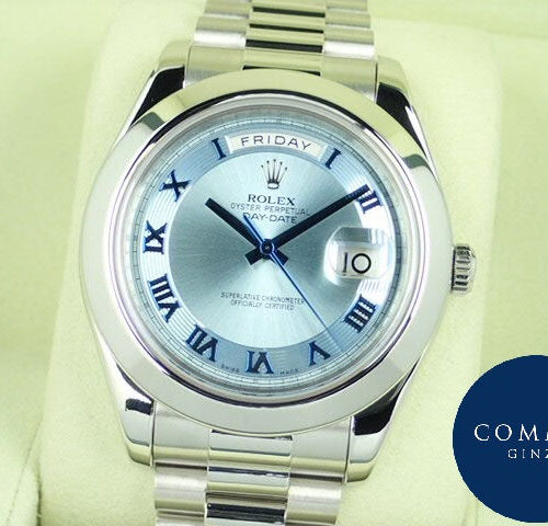 ロレックス デイデイトII Ref.218206 アイスブルー文字盤 中古 day-date-55 商品画像1