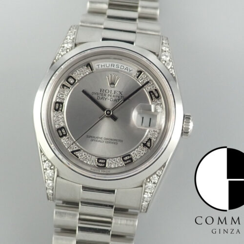 ロレックス デイデイト Ref.18296 シルバー文字盤 中古 day-date-70 商品画像1