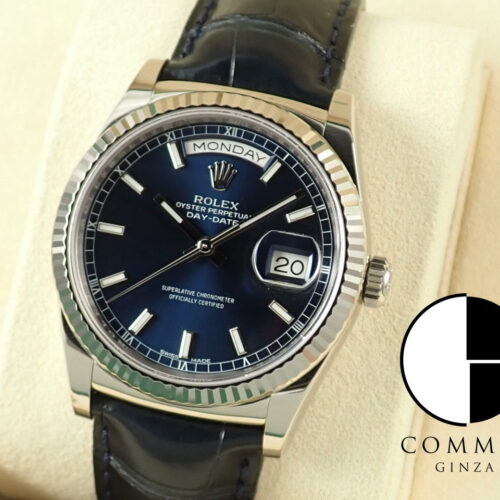 ロレックス デイデイト Ref.118139 ブルー文字盤 中古 day-date-96 商品画像1