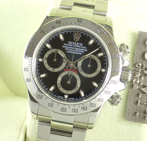 ロレックス デイトナ Ref.116520 ブラック文字盤 中古 daytona-124 商品画像1
