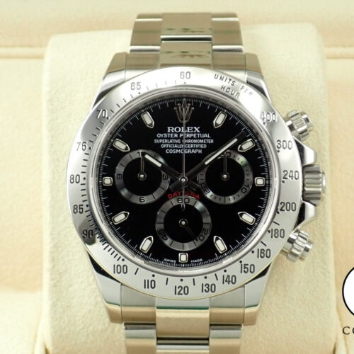ロレックス デイトナ Ref.116520 ステンレススチール ブラック文字盤 商品画像1