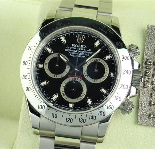 ロレックス デイトナ Ref.116520 ブラック文字盤 中古 daytona-166 商品画像1