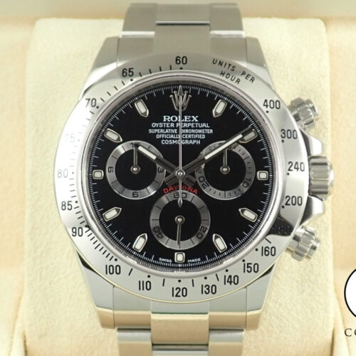 ロレックス デイトナ Ref.116520 ステンレススチール ブラック文字盤 商品画像1
