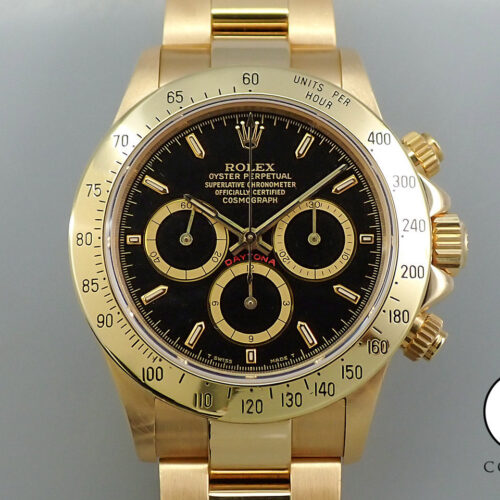ロレックス デイトナ エルプリメロ Ref.16528 イエローゴールド ブラック文字盤 商品画像1