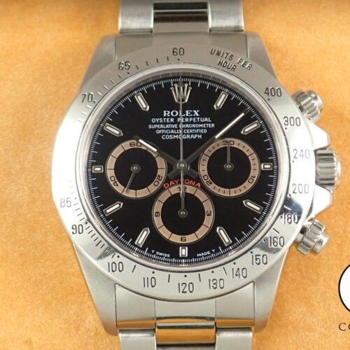 ロレックス デイトナ エルプリメロ Ref.16520 ステンレススチール ブラック文字盤 商品画像1
