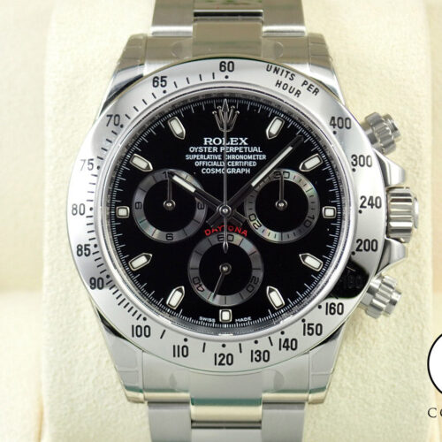 ロレックス デイトナ Ref.116520 ステンレススチール ブラック文字盤 商品画像1