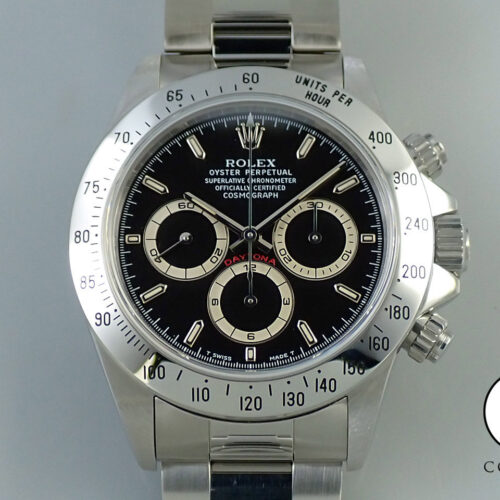 ロレックス デイトナ エルプリメロ Ref.16520 ステンレススチール ブラック文字盤 商品画像1