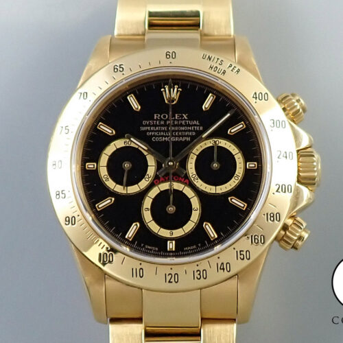 ロレックス デイトナ エルプリメロ Ref.16528 イエローゴールド ブラック文字盤 商品画像1
