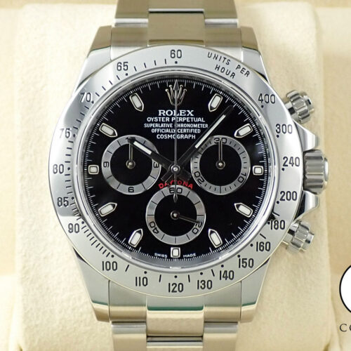 ロレックス デイトナ Ref.116520 ステンレススチール ブラック文字盤 商品画像1