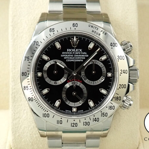 ロレックス デイトナ Ref.116520 ステンレススチール ブラック文字盤 商品画像1