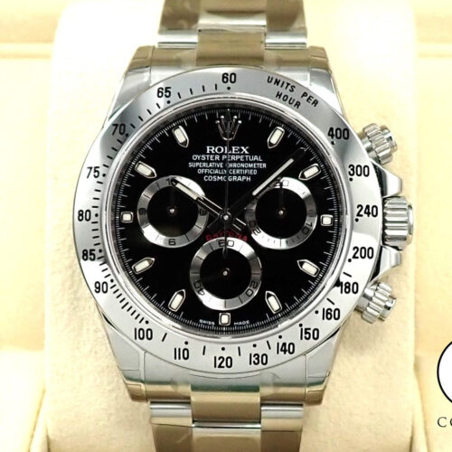 ロレックス デイトナ Ref.116520 ステンレススチール ブラック文字盤 商品画像1