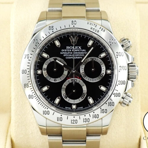 ロレックス デイトナ Ref.116520 ステンレススチール ブラック文字盤 商品画像1