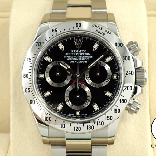 ロレックス デイトナ Ref.116520 ステンレススチール ブラック文字盤 商品画像1