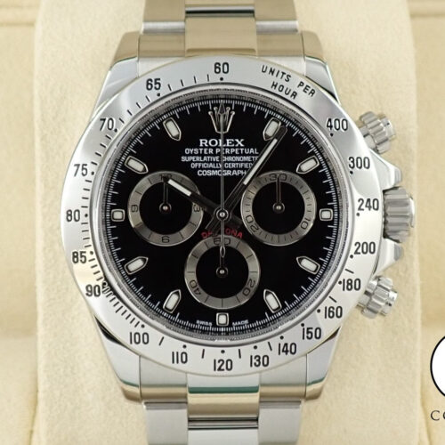ロレックス デイトナ Ref.116520 ステンレススチール ブラック文字盤 商品画像1