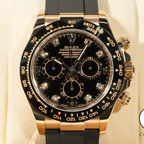ロレックス デイトナ Ref.116518LN イエローゴールド ブラックx8Pダイヤ文字盤 商品画像1
