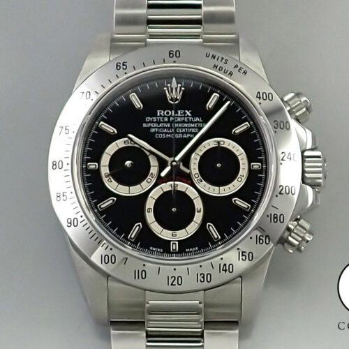 ロレックス デイトナ エルプリメロ Ref.16520 ステンレススチール ブラック文字盤 商品画像1