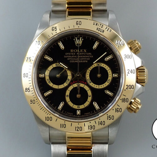 ロレックス デイトナ エルプリメロ Ref.16523 ステンレススチール/イエローゴールド ブラック文字盤 商品画像1