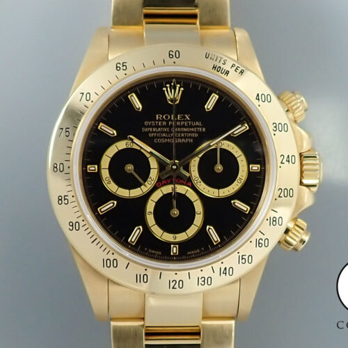 ロレックス デイトナ エルプリメロ Ref.16528 イエローゴールド ブラック文字盤 商品画像1