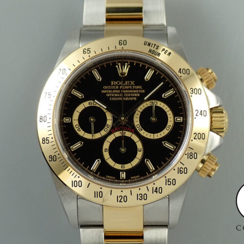 ロレックス デイトナ エルプリメロ Ref.16523 ステンレススチール/イエローゴールド ブラック文字盤 商品画像1