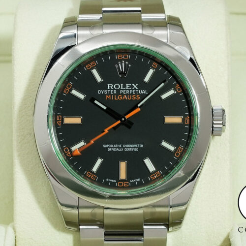 ロレックス ミルガウス Ref.116400GV ステンレススチール ブラック文字盤 商品画像1