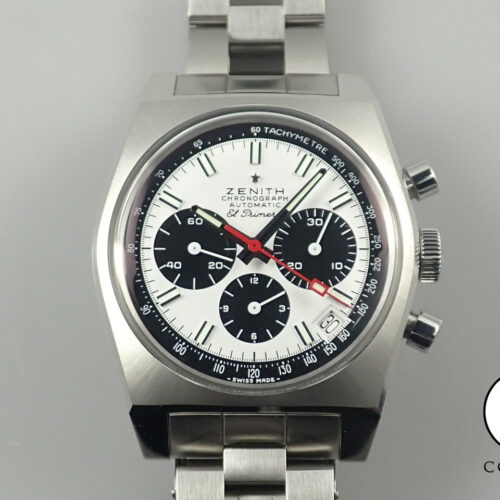ゼニス エルプリメロ A384 クロノマスター Ref.03.A384.400/21.M384 ホワイト文字盤 中古 9Y0FLCML 商品画像1