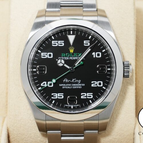 ロレックス エアキング Ref.116900 ステンレススチール ブラック文字盤 オイスターブレスレット 極美品 sonqj375 商品画像1