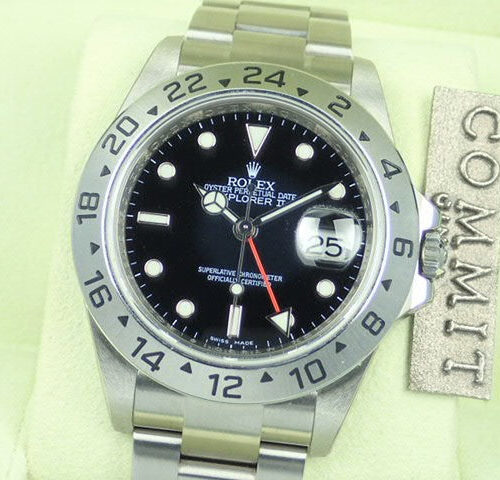ロレックス エクスプローラーII Ref.16570 ブラック文字盤 未使用 explorer-100 商品画像1