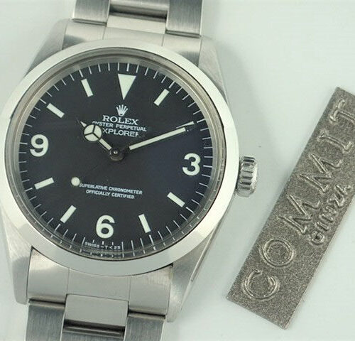 ロレックス エクスプローラーI Ref.1016 ブラック文字盤 中古 explorer-126 商品画像1