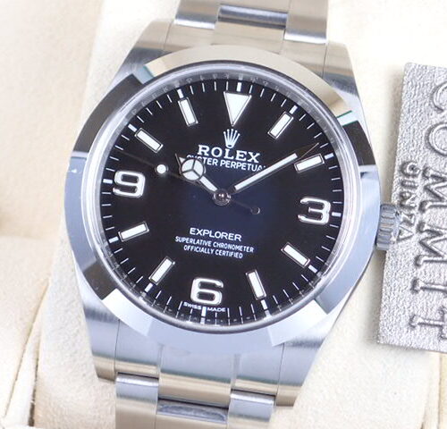 ロレックス エクスプローラー Ref.214270 ブラック文字盤 中古 explorer-13 商品画像1