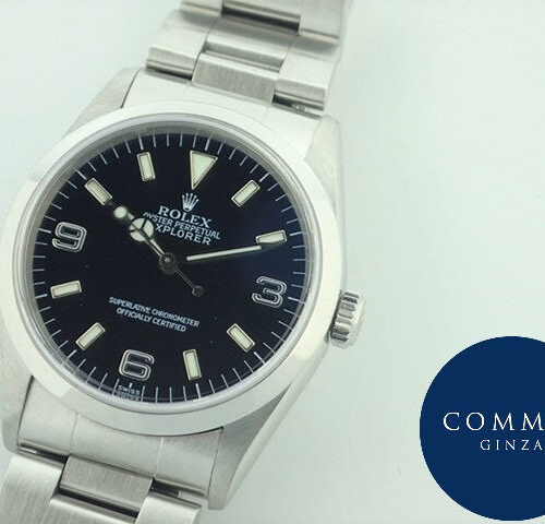 ロレックス エクスプローラーI Ref.14270 ブラック文字盤 中古 explorer-132 商品画像1
