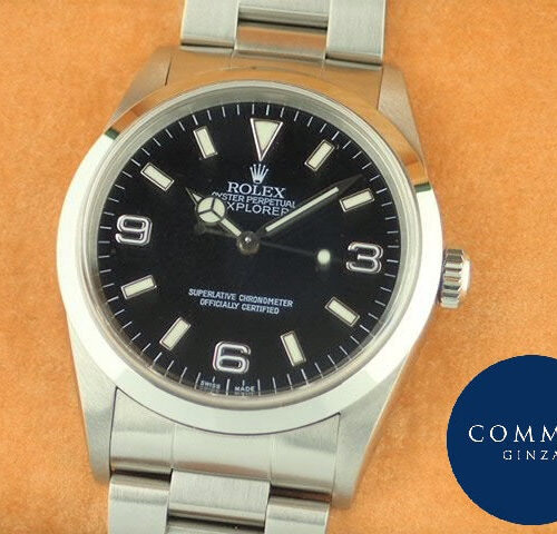 ロレックス エクスプローラーI Ref.14270 ブラック文字盤 中古 explorer-141 商品画像1
